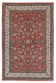  Persian Sarouk Rug 196X294 Brown/Dark Red (Wool, Persia/Iran)
