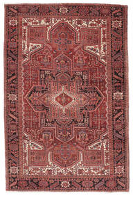 絨毯 ペルシャ ヘリーズ 200X298 ダークレッド/ブラック (ウール, ペルシャ/イラン)