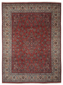 298X397 Sarough Teppe Orientalsk Mørk Rød/Svart Stort (Ull, Persia/Iran) Carpetvista
