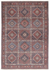 204X285 Yalameh Teppich Orientalischer Dunkelrot/Braun (Wolle, Persien/Iran) Carpetvista