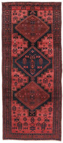  Persian Kurdi Rug 132X307 Dark Red/Black Carpetvista