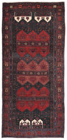  Kurdi Rug 143X310 Persian Wool Black/Dark Red Small Carpetvista