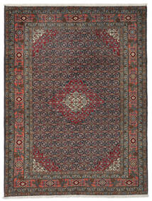 213X283 絨毯 オリエンタル メシュキン ブラック/ダークレッド (ウール, ペルシャ/イラン) Carpetvista