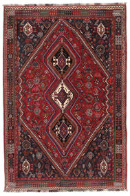 Qashqai Rug 182X275 Black/Dark Red Wool, Persia/Iran Carpetvista