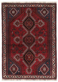 Tapete Persa Ghashghai 120X161 Preto/Vermelho Escuro (Lã, Pérsia/Irão)
