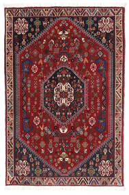 Ghashghai Teppe 102X150 Mørk Rød/Svart Ull, Persia/Iran Carpetvista