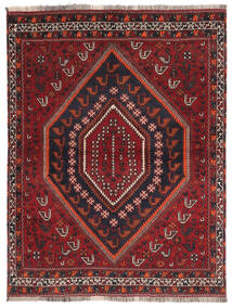  152X200 Ghashghai Matot Matto Musta/Tummanpunainen Persia/Iran Carpetvista