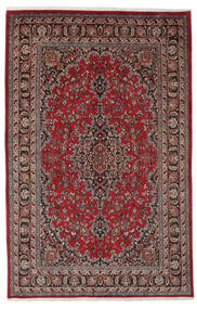  Mashad Rug 196X306 Persian Wool Dark Red/Black 