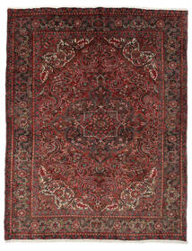 絨毯 ペルシャ ヘリーズ 206X270 ブラック/ダークレッド (ウール, ペルシャ/イラン)