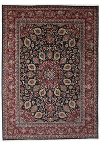  Orientalischer Kashmar Teppich 245X338 Schwarz/Braun Wolle, Persien/Iran Carpetvista