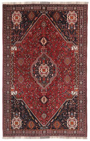 164X258 Χαλι Ανατολής Ghashghai Μαύρα/Σκούρο Κόκκινο (Μαλλί, Περσικά/Ιρανικά) Carpetvista