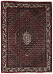 248X339 Bidjar Takab/Bukan Teppich Orientalischer Schwarz/Braun (Wolle, Persien/Iran) Carpetvista
