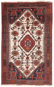 155X250 Alfombra Gashgai Oriental Rojo Oscuro/Negro (Lana, Persia/Irán) Carpetvista