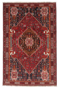 160X246 Tappeto Ghashghai Orientale Rosso Scuro/Nero (Lana, Persia/Iran) Carpetvista
