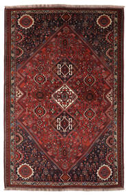  Persialainen Shiraz Matot 220X333 Musta/Tummanpunainen Carpetvista