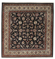 245X252 絨毯 オリエンタル サルーク 正方形 ブラック/茶色 (ウール, ペルシャ/イラン) Carpetvista