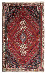 Tapete Oriental Ghashghai 172X273 Vermelho Escuro/Preto (Lã, Pérsia/Irão)