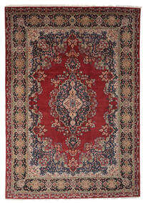  Persischer Maschad Fine Teppich 257X363 Dunkelrot/Schwarz Großer (Wolle, Persien/Iran)