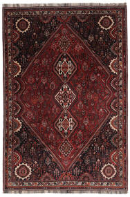  Orientalischer Ghashghai Teppich 217X322 Schwarz/Dunkelrot Wolle, Persien/Iran Carpetvista
