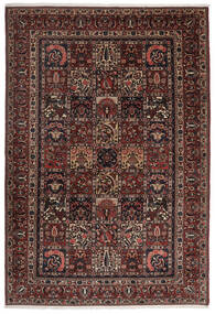 210X306 絨毯 オリエンタル バクティアリ Collectible ブラック/茶色 (ウール, ペルシャ/イラン) Carpetvista