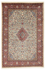 108X158 絨毯 オリエンタル サルーク ダークレッド/茶色 (ウール, ペルシャ/イラン) Carpetvista