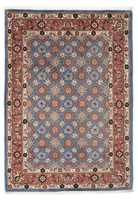 108X150 Varamin Rug Oriental Dark Red/Black (Wool, Persia/Iran) Carpetvista