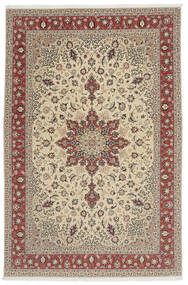 Tabriz 50 Raj Rug 205X311 Orange/Brown Wool, Persia/Iran Carpetvista