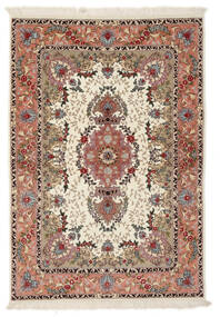 102X148 Tabriz 50 Raj Rug Oriental Brown/Beige (Wool, Persia/Iran) Carpetvista