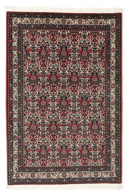 104X150 Tapis D'orient Abadeh Noir/Rouge Foncé (Laine, Perse/Iran) Carpetvista