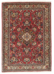  Sarouk Rug 110X157 Persian Wool Dark Red/Brown Small Carpetvista