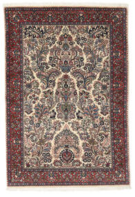 104X152 Sarough Teppich Orientalischer Schwarz/Dunkelrot (Wolle, Persien/Iran) Carpetvista