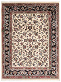  Orientalisk Sarough Matta 194X256 Beige/Brun Ull, Persien/Iran Carpetvista