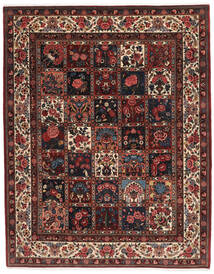 200X253 絨毯 オリエンタル バクティアリ ブラック/ダークレッド (ウール, ペルシャ/イラン) Carpetvista