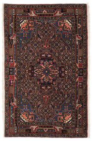  Orientalischer Koliai Teppich 90X153 Schwarz/Dunkelrot Wolle, Persien/Iran Carpetvista