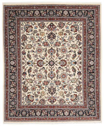  Sarouk Rug 197X232 Persian Wool Beige/Dark Red Carpetvista