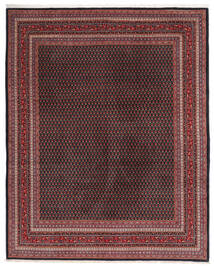Sarouk Mir Rug 203X265 Dark Red/Black Wool, Persia/Iran Carpetvista