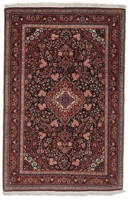104X157 Tapis D'orient Sarough Noir/Rouge Foncé (Laine, Perse/Iran) Carpetvista