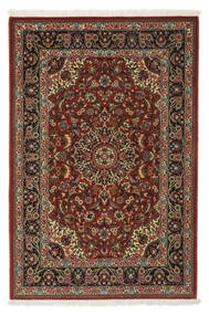  102X152 Qum Kork/Silk Rug Black/Brown Persia/Iran Carpetvista