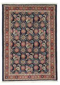 106X147 Varamin Rug Oriental Black/Brown (Wool, Persia/Iran) Carpetvista
