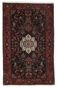  Bidjar Rug 102X163 Persian Wool Black/Dark Red Small Carpetvista
