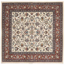  Sarouk Rug 210X218 Persian Wool Brown/Beige Carpetvista