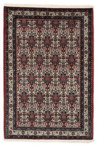 絨毯 ペルシャ アバデ 103X150 ブラック/ダークレッド (ウール, ペルシャ/イラン)