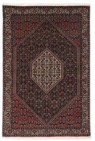 111X166 Alfombra Bidjar Oriental Negro/Rojo Oscuro (Lana, Persia/Irán) Carpetvista