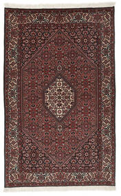 108X173 Dywan Bidżar Orientalny Czarny/Ciemnoczerwony (Wełna, Persja/Iran) Carpetvista
