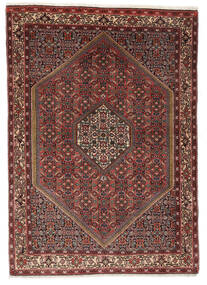 Bidjar Teppich 112X160 Schwarz/Dunkelrot Wolle, Persien/Iran Carpetvista