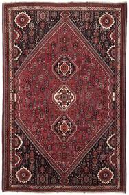 Ghashghai Teppich 220X335 Schwarz/Dunkelrot Wolle, Persien/Iran