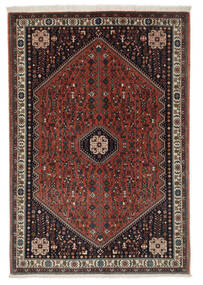  Abadeh Rug 104X150 Persian Wool Black/Dark Red Small Carpetvista