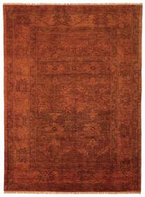  Persischer Oriental Overdyed Teppich 206X280 Dunkelrot/Weiß (Wolle, Persien/Iran)