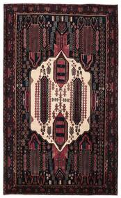 200X330 Alfombra Oriental Afshar/Sirjan Negro/Rojo Oscuro (Lana, Persia/Irán)