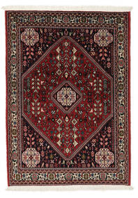 絨毯 ペルシャ アバデ 106X150 ブラック/ダークレッド (ウール, ペルシャ/イラン)